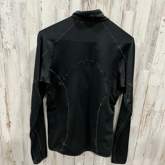 Marmot Black Half Zip Lightweight Pullover Thumb Holes Womens Small - Picture 7 of 9